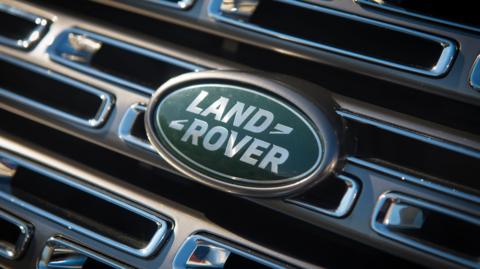 The front of a Land Rover