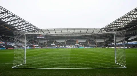 A general view of Swansea.com Stadium 