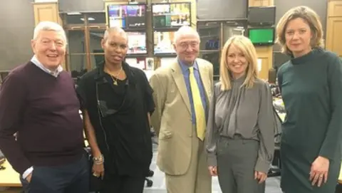 Alan Johnson, Skin, Ken Livingstone, Esther McVery and Stefanie Bolzen