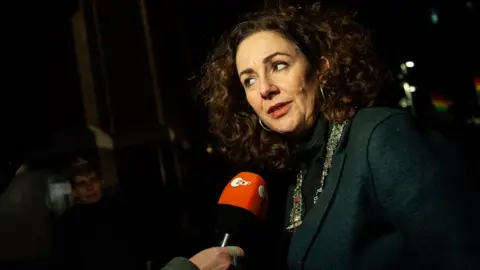 Getty Images Mayor of Amsterdam, Femke Halsema, on January 9th, in Amsterdam