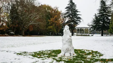 Pete Snowman in Melton Mowbray, Leicestershire