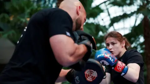 Reuters Katie Taylor in training