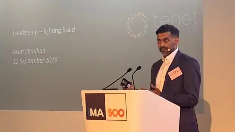 Arun Chauhan Arun Chauhan is a solicitor and trustee of the Fraud Advisory Panel charity