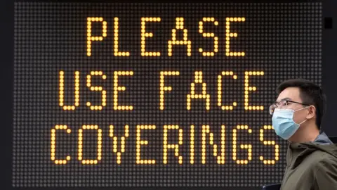 PA Media Face coverings sign