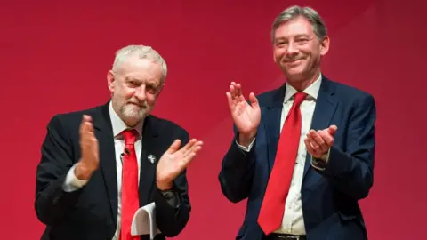 Getty Images Jeremy Corbyn and Richard Leonard