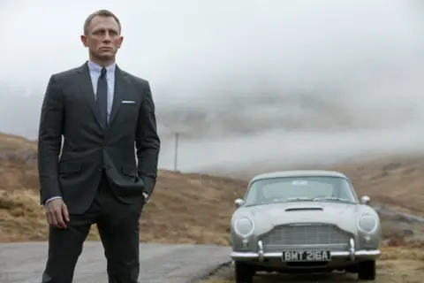 Columbia Pictures James Bond and Aston Martin DB5