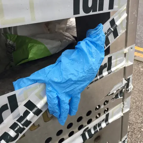 Dan Giannopoulos Discarded gloves