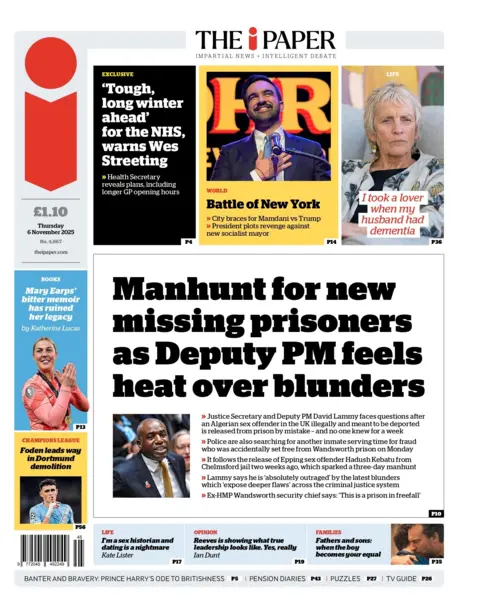 "Manhunt for new missing prisoners as Deputy PM feels heat over blunders".