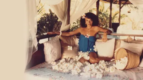 Disney Diane von Furstenberg on holiday in as a younger woman