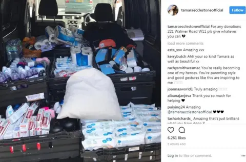 Instagram/tamaraecclestoneofficial Screen grab of Instagram post by Tamara Ecclestone