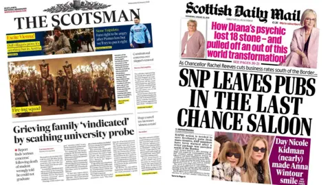 Scotsman and Scottish Daily Mail
