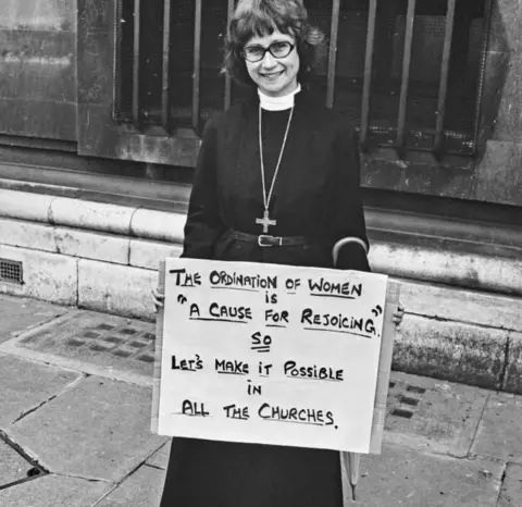 Getty Images Activist in clerical robes
