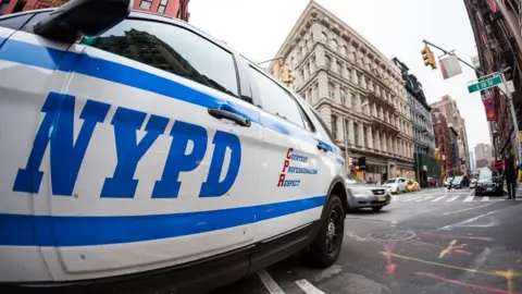 Getty Images An NYPD vehicle