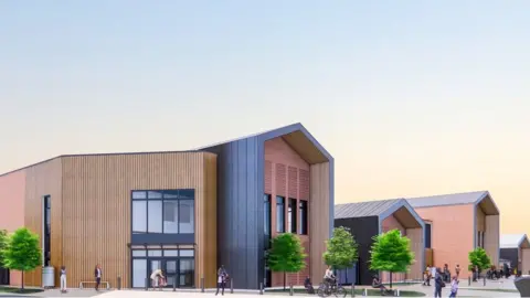 DERBYSHIRE HEALTHCARE NHS FOUNDATION TRUST Artist's impression of the site