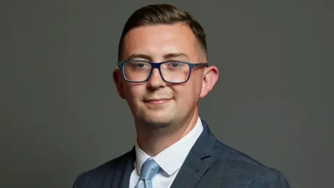 UK Parliament Parliamentary portrait of Connor Naismith, the Labour MP for Crewe and Nantwich