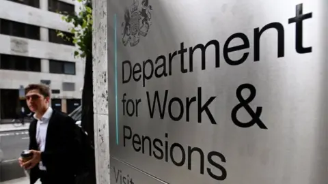 EPA Department for Work and Pensions sign