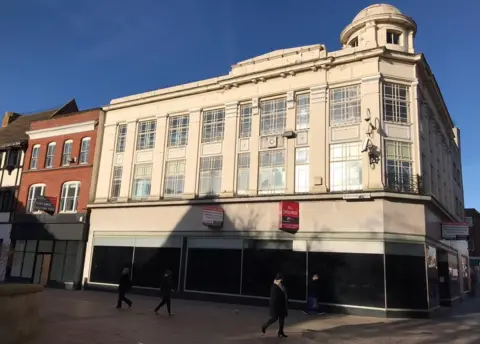 Former Marks and Spencer and Virgin Media Store