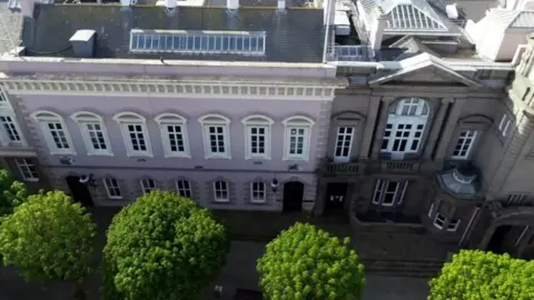BBC Jersey government building aerial 