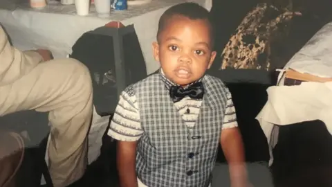 Kaba family Chris Kaba as a boy