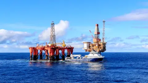 Getty Images Dunbar platform, UK North Sea