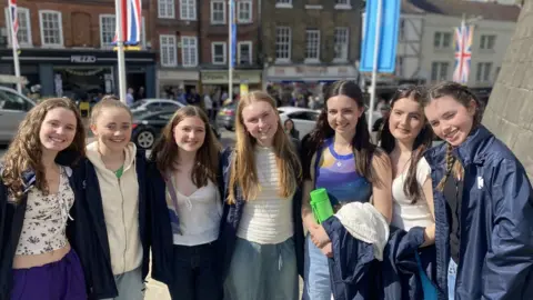 BBC Emily, 16, Sarah, 16, Maggie 17, Evie, 18 Hannah, 18 Nia, 18, Hannah, 17