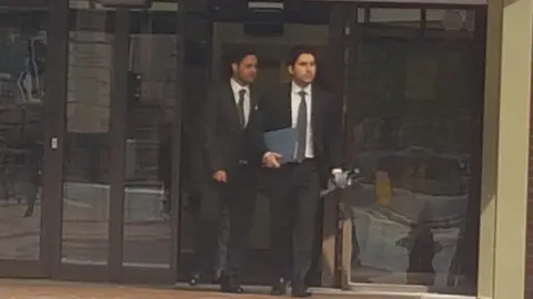 BBC Shahan Mir (left)