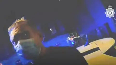 Sussex Police Graham Head being arrested