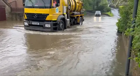 Pav Lawless Flooding in Easington in Saltburn