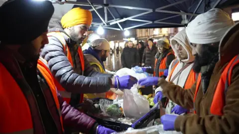 BBC soup kitchen team