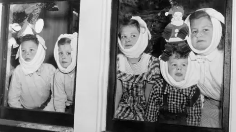 Getty Images Children with mumps