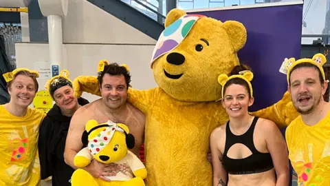 BBC Suffolk five in final push for Children in Need swim