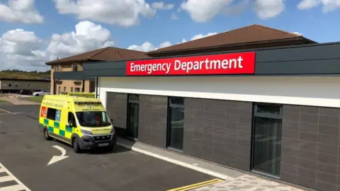 BBC Princess Royal Hospital emergency department sign