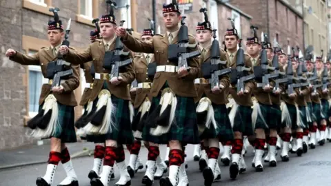 PA Soldiers from The Royal Regiment of Scotland Black Watch (3 SCOTS)