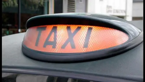 A taxi light
