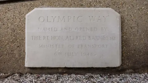 Chris Winter/Wembley Park The plaque