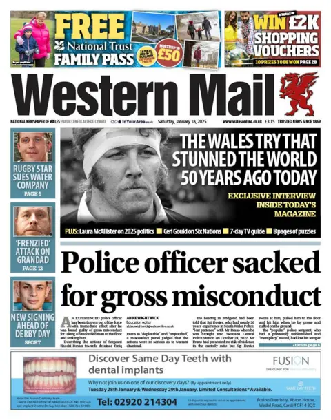 Media Wales From page of the Western Mail