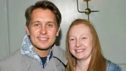 Melanie Parker Mark Owen from Take That poses for a picture with fan Melanie Parker. 