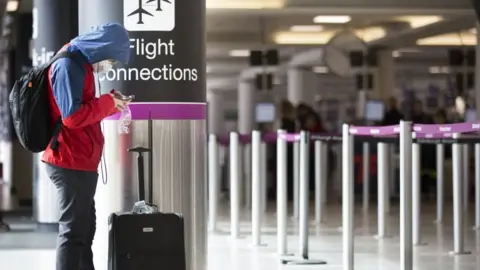 PA Media edinburgh airport