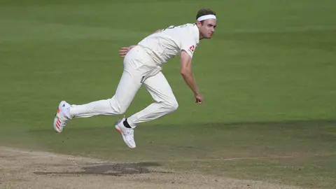 Getty Images Stuart Broad bowling