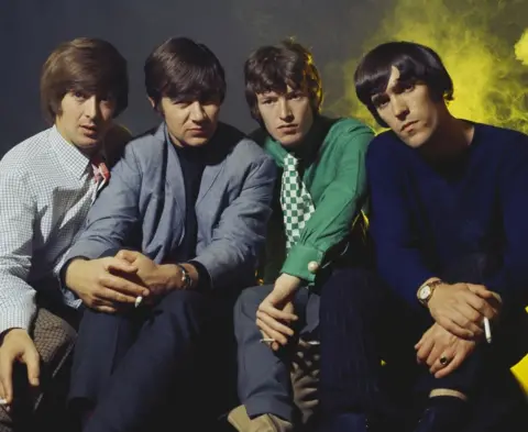 Getty Images Spencer Davis, Peter York, Steve Winwood, Muff Winwood.