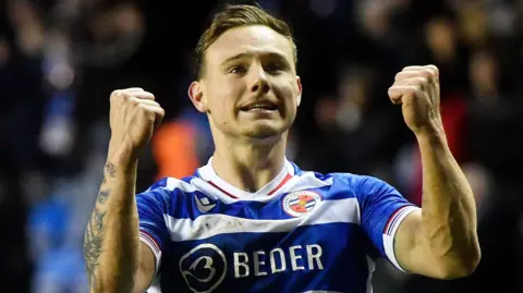 Jayden Wareham celebrate while playing for Reading