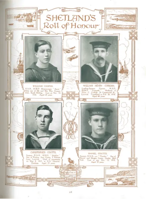 Thomas Manson Shetland's Roll of Honour