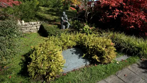 FABRICE COFFRINI/Getty Images Joyce is buried in a family plot in Fluntern cemetery, Zurich