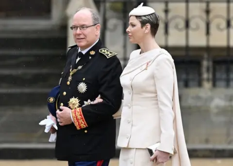 Getty Images Prince of Monaco and Charlene, Princess of Monaco