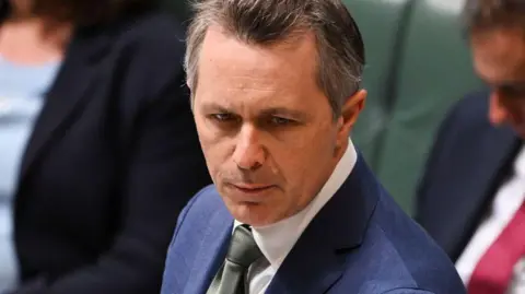 Getty Images Jason Clare in parliament