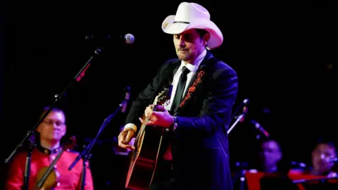 Reuters Singer Brad Paisley performs during an official State Dinner in honour of Kenya's President William Ruto at the White House in Washington, US - 23 May 2024