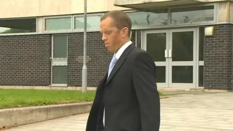 Photo of Michael Marsden outside court