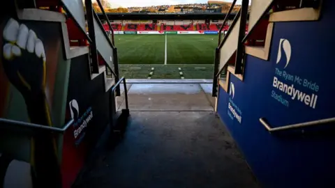 Getty Images Ryan McBride Brandywell Stadium