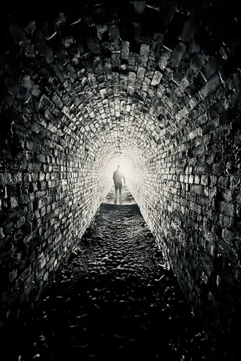 Susan Snider Inchcolm Island tunnel