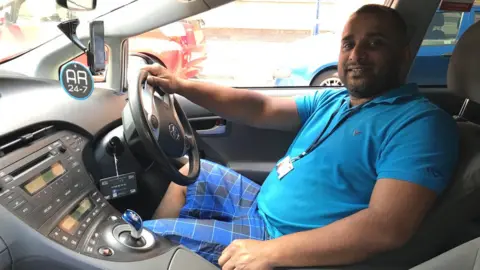 BBC Taxi driver Fozlu Miah